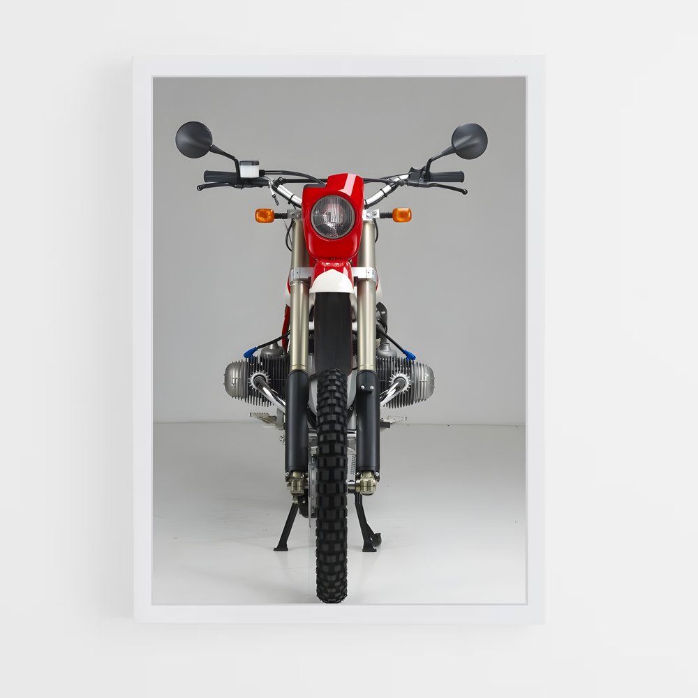 Poster Ride Rouge – affiche BMW Motorrad (vue 3)
